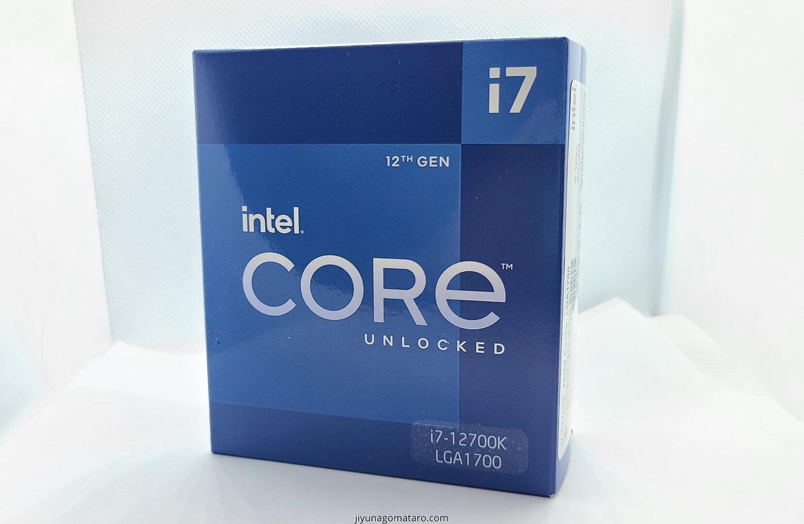 Core i7 12700Kパッケージ