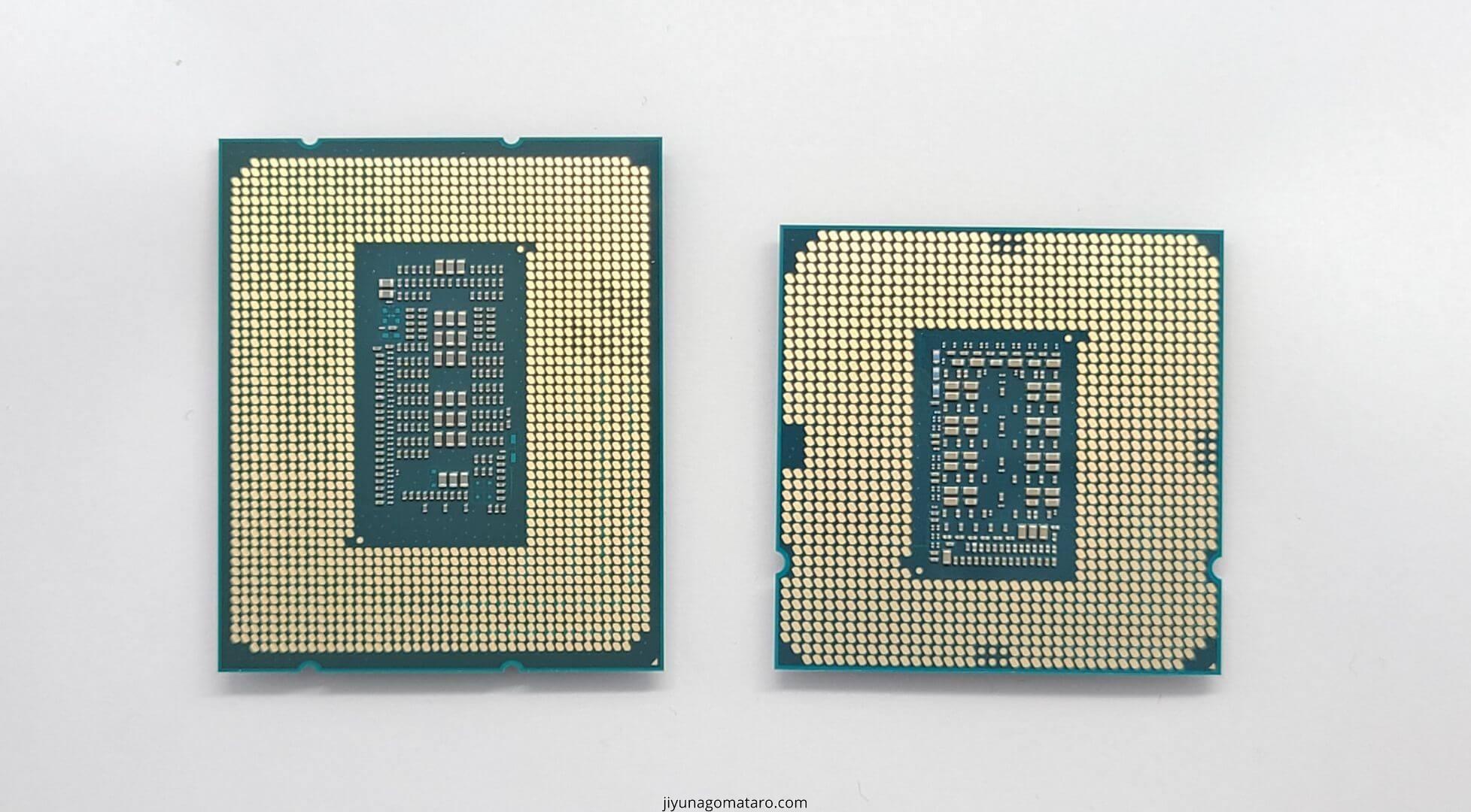 LGA1700とLGA1200の比較