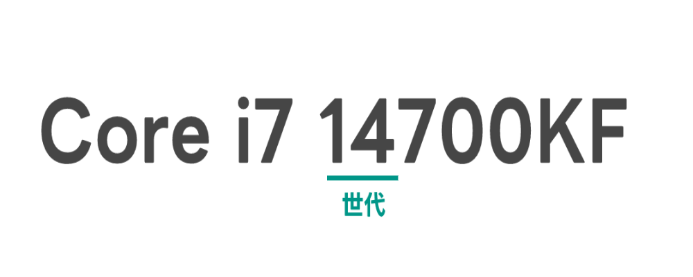 Intelの世代名