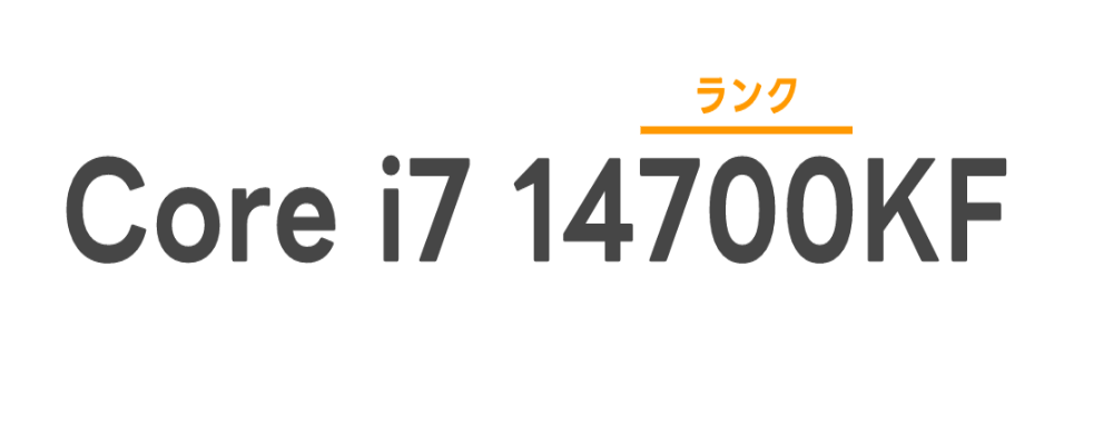 Intelのランク名