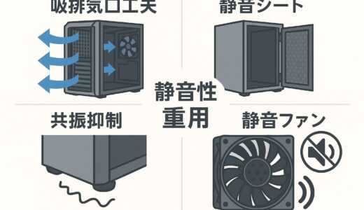 深夜でも快適プレイ！静音重視のゲーミングPC特集
